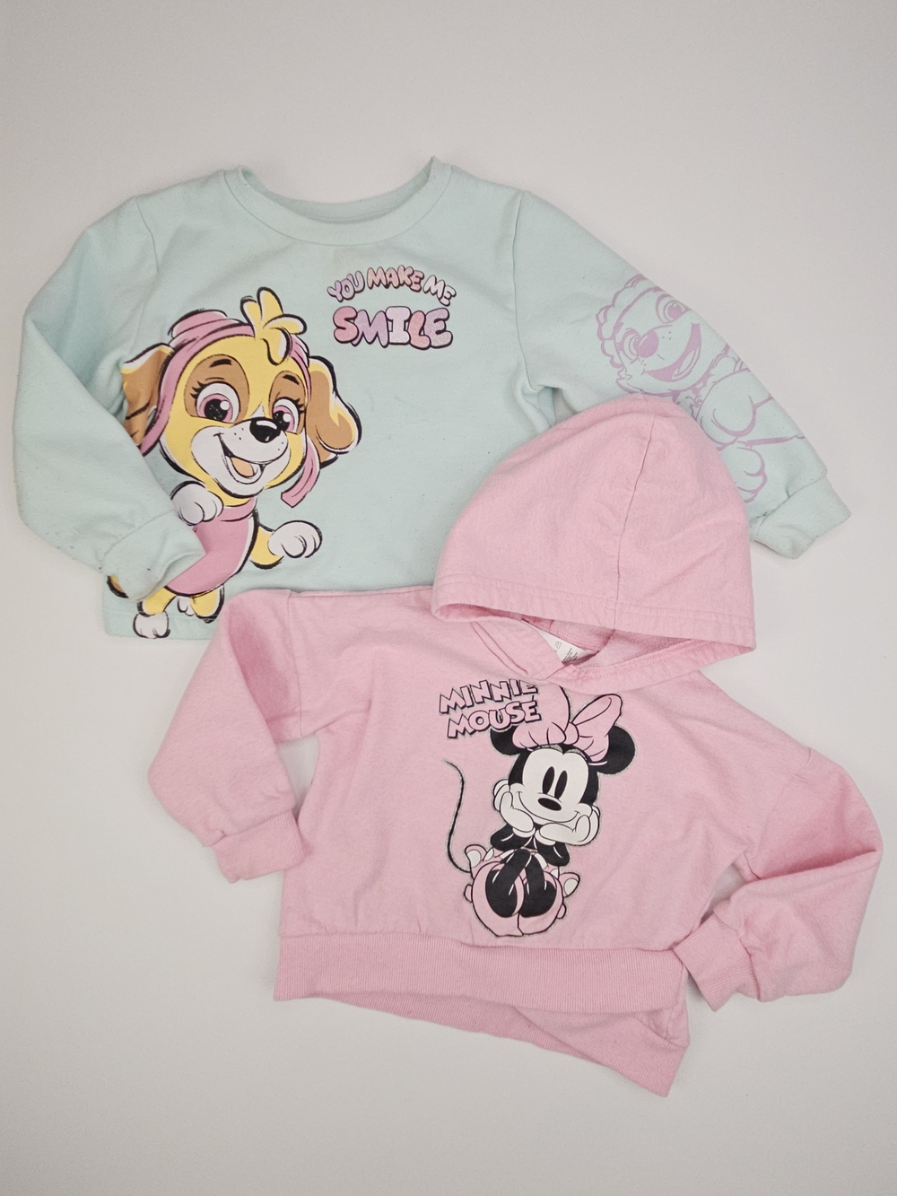 5/$25 Paw Patrol & Minnie Mouse Toddler Sweaters Bundle Size 3T